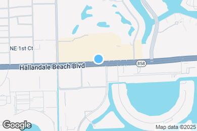 Map image of the property - 1745 E Hallandale Beach Blvd