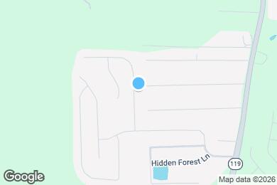 Map image of the property - 148 Hidden Trace Ct