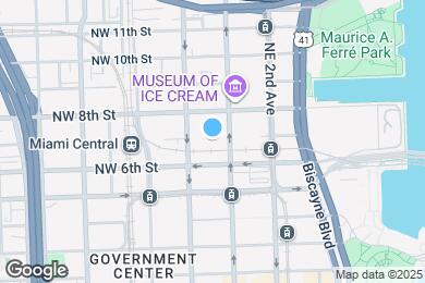 Map image of the property - 698 NE 1st Ave