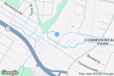 Map image of the property - 1215 Green Oaks Ln