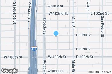 Map image of the property - 206 W 105th St