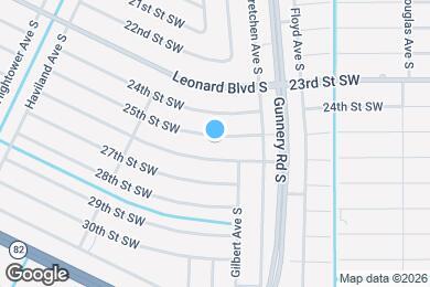 Map image of the property - 4421 25th St SW