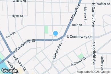 Map image of the property - 709 E Centerway