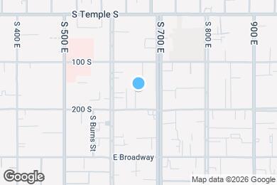 Map image of the property - 155 S Hawkes Ct