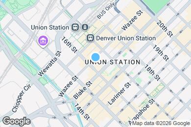 Map image of the property - 1612 Wazee St