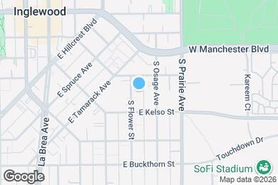 Map image of the property - 520 S Flower St