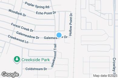 Map image of the property - 2445 Galemeadow Dr