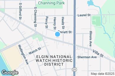 Map image of the property - 438 Villa St