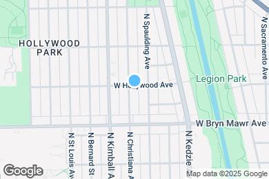 Map image of the property - 5649 N Christiana Ave