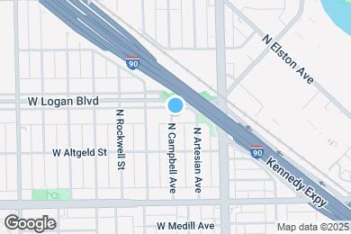 Map image of the property - 2455 W Logan Blvd