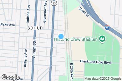 Map image of the property - 485 Wyandotte Ave