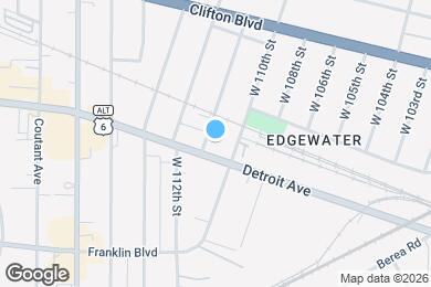 Map image of the property - 11014 Detroit Ave