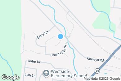 Map image of the property - 642 Berry Cir