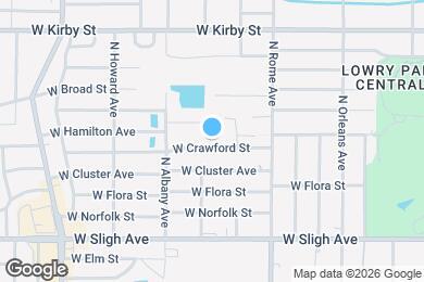 Map image of the property - 1809 W Crawford St