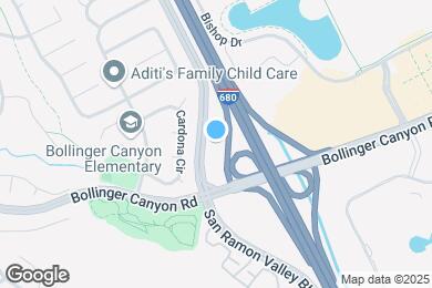 Map image of the property - Furnished Studio-San Ramon - Bishop Ranch ...