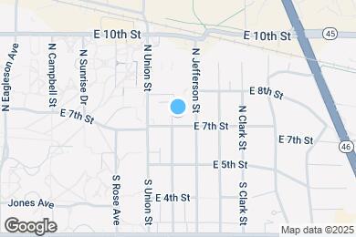 Map image of the property - 304 N Bryan Ave