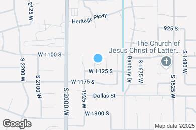 Map image of the property - 1097 S 1875 W