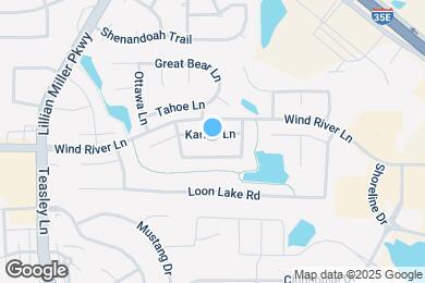 Map image of the property - 2500 Kariba Ln