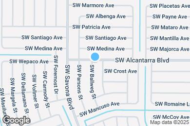 Map image of the property - 3601 SW Ballweg St