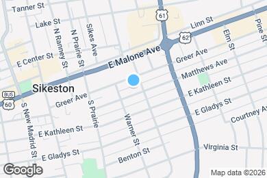 Map image of the property - 418 Matthews Ave