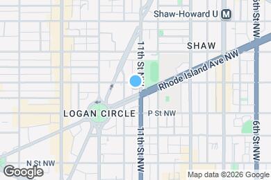 Map image of the property - 1550 11th St NW