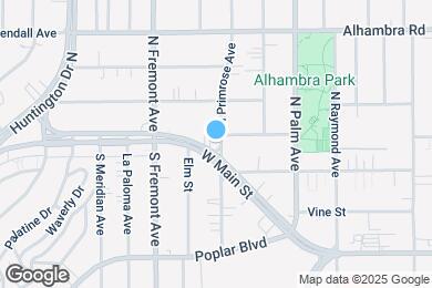 Map image of the property - 3 N Primrose Ave