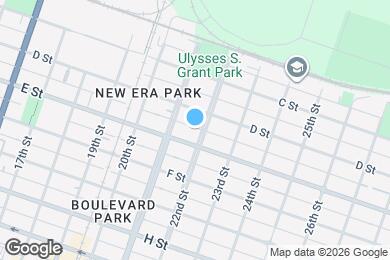 Map image of the property - 416 22nd St