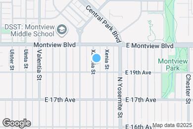 Map image of the property - 1920 Xanthia St