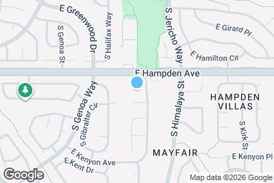 Map image of the property - 20132 E Hampden Pl