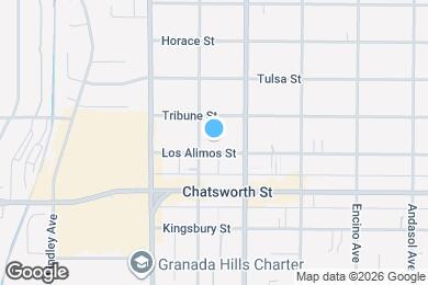 Map image of the property - 17733 Los Alimos St