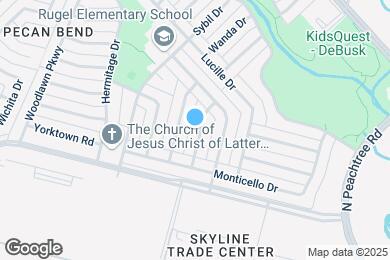 Map image of the property - 1405 Fernwood Dr