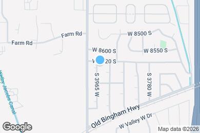 Map image of the property - 8639 S 3965 W