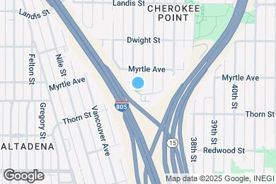Map image of the property - 3370 Cherokee Ave