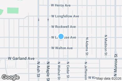Map image of the property - 4024 N Walnut St