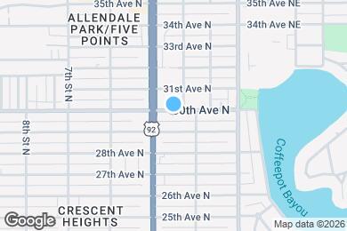 Map image of the property - 300 30th Ave N