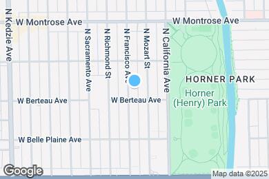 Map image of the property - 4215 N Francisco Ave