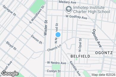 Map image of the property - 6049 N Norwood St