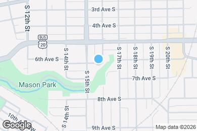 Map image of the property - 1525 6th Ave S
