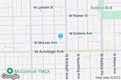 Map image of the property - 3418 W McLean Ave