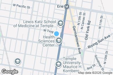 Map image of the property - 3439 N Carlisle St