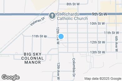 Map image of the property - 1129 12th St W