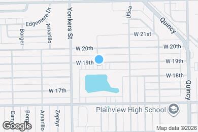 Map image of the property - 2225 W 19th