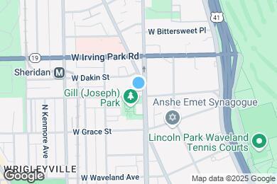 Map image of the property - 3900 N Broadway St