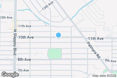 Map image of the property - 814 10th Ave