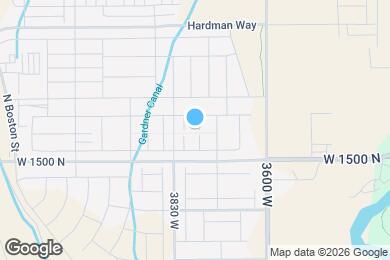 Map image of the property - 1613 N 3740 W