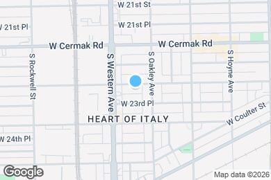 Map image of the property - 2325 W 23rd St