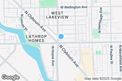 Map image of the property - 1966 W Diversey Pkwy