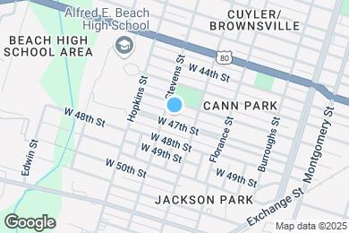 Map image of the property - 822 W 47th St