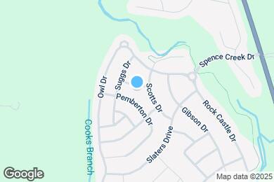 Map image of the property - 30 Shady Valley Dr