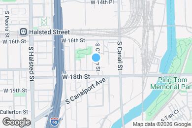 Map image of the property - 1708 S Clinton St